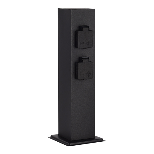 SL9012.415.00 Столб уличный 4 розетки ST-Luce черный 3500W SOCKET фото 4