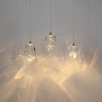 7114/4LC L-VISION ODL25 Подвесной светильник бронзовый/прозрачное  стекло/металл IP20 LED 4W 300Лм 3000K 200° 220V GEMME