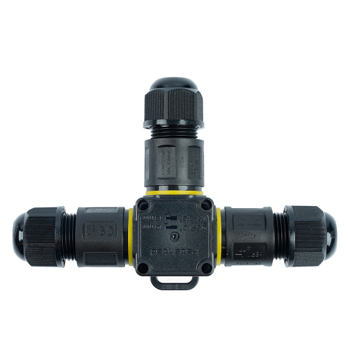 Соединитель-коннектор для проводов T 3-контактный LD556 STEKKER, водонепрониц. пружинный контакт фото 2