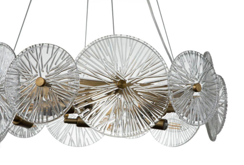 Подвесная люстра Indigo Miele 12021/7P Brass V000020 фото 2