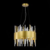 SL1633.203.08 Люстра подвесная ST-Luce Матовое золото/Матовое золото,Прозрачный E14 8*40W OLVERA