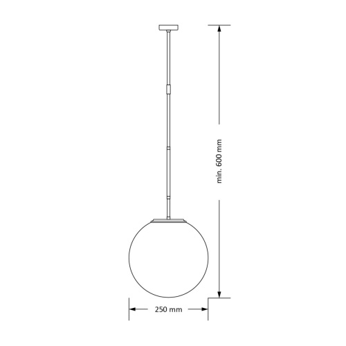Подвесной светильник KUTEK MOOD Ultimo ULT-ZW-1(ZM)250 фото 3