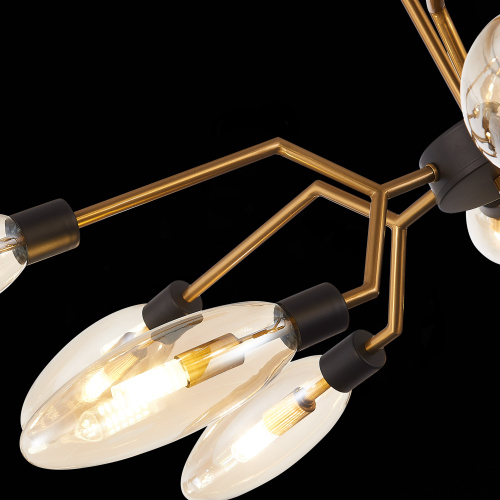 SL1174.303.12 Люстра потолочная ST-Luce Латунь/Коньячный G9 12*5W DESIMA фото 10