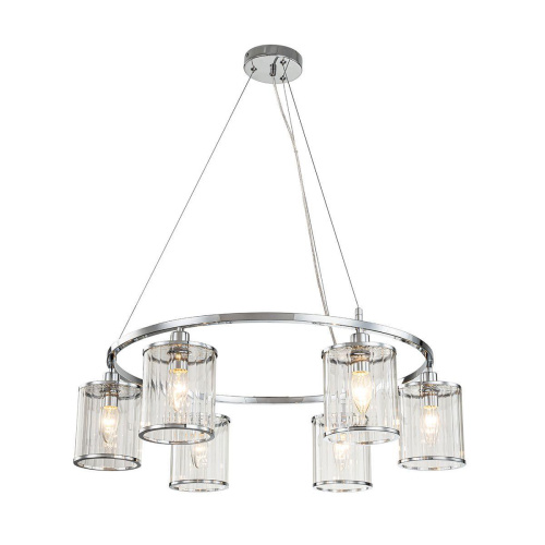 Подвесная люстра Indigo Dante 13022/6P Chrome V000407 Подвесная люстра Indigo Dante 13022/6P Chrome V000407