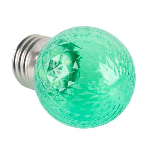 Лампа светодиодная Feron LB-385 Шарик зеленый прозрачный E27 1W 230V фото 5