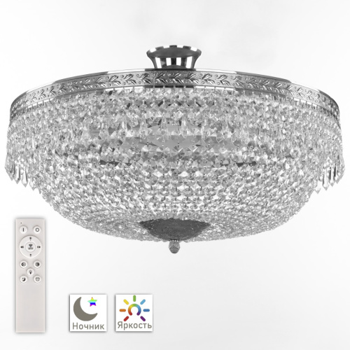 Люстра хрустальная 19011/55IV/LED-DIM Ni Bohemia Ivele Crystal (Богемия Ивеле Кристалл)