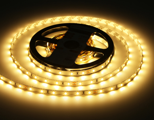 Светодиодная лента 24В 2835 60Led 6Вт/м 3000K IP20 5м фото 8