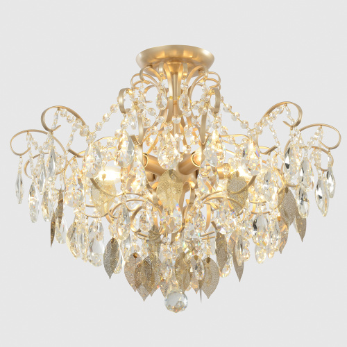 Светильник потолочный Crystal Lux ESMIRALDA PL6 GOLD фото 5