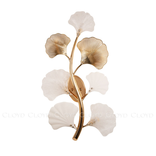 Бра Cloyd POLYNESIA W7 / выс. 77 см - стекло, керамика - золото (арт.20112) фото 3 Бра Cloyd POLYNESIA W7 / выс. 77 см - стекло, керамика - золото (арт.20112) фото 3