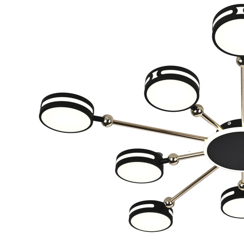 Потолочный светильник Escada 10206/10 LED*130W Black/Gold фото 2