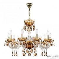 Люстра 5417/10/240 G Amber/M-1H K721 Bohemia Ivele Crystal (Богемия Ивеле Кристалл)