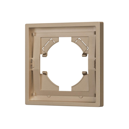 Рамка пластиковая FRM-TENDO-PL-1-GD Arlight 053838 Рамка пластиковая FRM-TENDO-PL-1-GD Arlight 053838