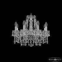 Люстра хрустальная 1403/8/160 Ni Bohemia Ivele Crystal (Богемия Ивеле Кристалл)