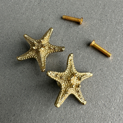 Ручка-кнопка MOS006 brass фото 6