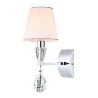 Бра Cloyd ARTORIA W1 / бел. абажур - выс. 28 см - хром (арт.20220)