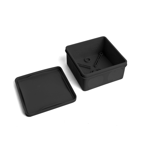 Коробка разветвительная 2х компонентная HF EBX40-38-67 100*100*50мм,8 вводов,IP67,черная(GE42455-05) фото 2