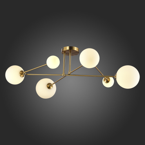 SLE2211-302-06 Светильник потолочный Латунь/Белый G9 LED 6*5W FANTINI фото 7