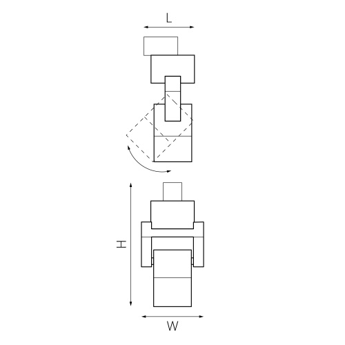 A1T051046 Светильник ILLUMO L1 HP16 БЕЛЫЙ (592076+051046) фото 2