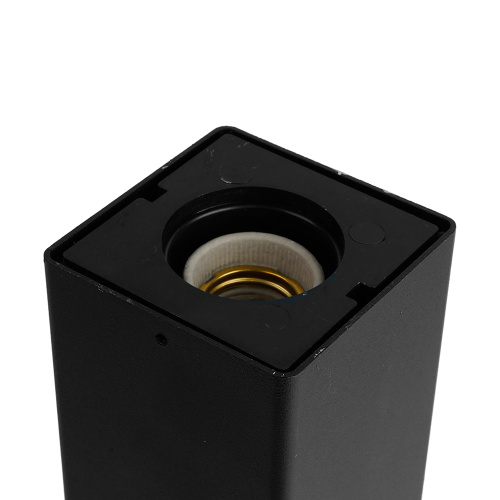 Светильник садово-парковый Feron DH0208, столб,  E27 230V, черный фото 2