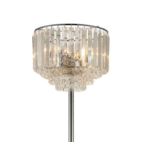 Citilux Синди CL330931 Торшер хрустальный Хром фото 4 Citilux Синди CL330931 Торшер хрустальный Хром фото 4