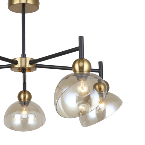 Светильник на штанге Escada 2109/5P E14*40W Black/Brass фото 2 Светильник на штанге Escada 2109/5P E14*40W Black/Brass фото 2