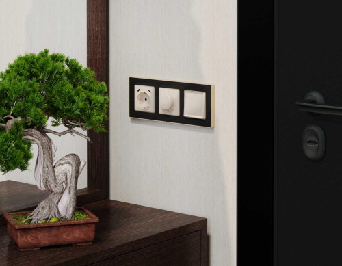 Лицевая панель AMBRELLA VOLT ALFA AP3057