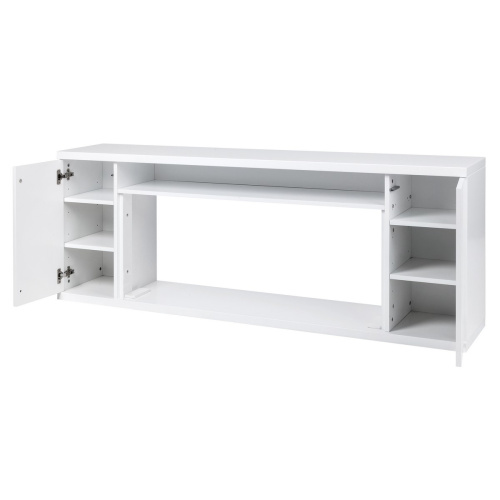 Электрокамин RealFlame Bergen 42/BV WT белый с очагом Beverly 1000 фото 6