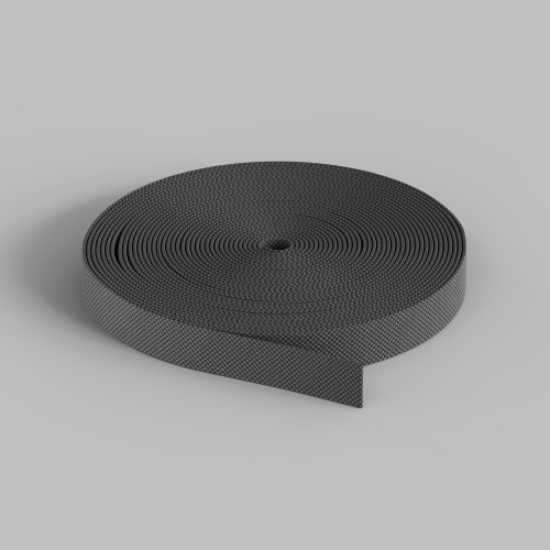 TR5502-DG Гибкий трек-ремень Belty, серия Base, 20м, 48V DC, IP20, тёмно-серый, ткань, медь