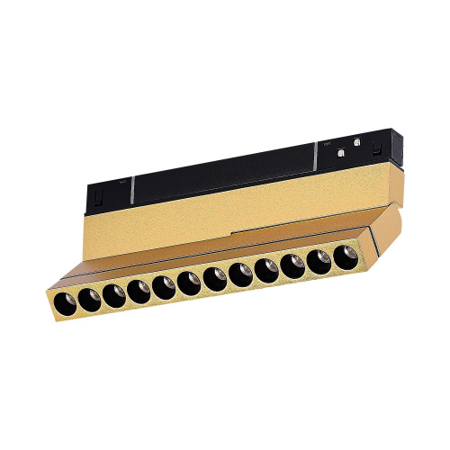 ST805.246.12 Магнитный трековый светильник Золотистый LED 1*12W 4000K 550Lm Ra>90 36° IP20 L220xW22x SKYLINE 48 фото 2