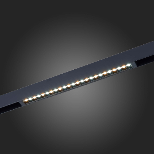 ST655.496.18 Св-к трек. SMART Черный LED 1*18W 2700K-6000K 1 550Lm Ra>90 24 IP20 L465xW25xH41 220V SKYLINE 220 фото 2 ST655.496.18 Св-к трек. SMART Черный LED 1*18W 2700K-6000K 1 550Lm Ra>90 24 IP20 L465xW25xH41 220V SKYLINE 220 фото 2