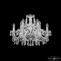 Люстра хрустальная 1403/6+3/195 Ni Bohemia Ivele Crystal (Богемия Ивеле Кристалл)