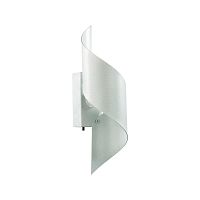7100/6WL HIGHTECH ODL25 443 Настенный светильник white ice crack металл/акрил IP20 LED 15W 3000K/4000K 220-240V тумблер на корпусе BOCCOLO