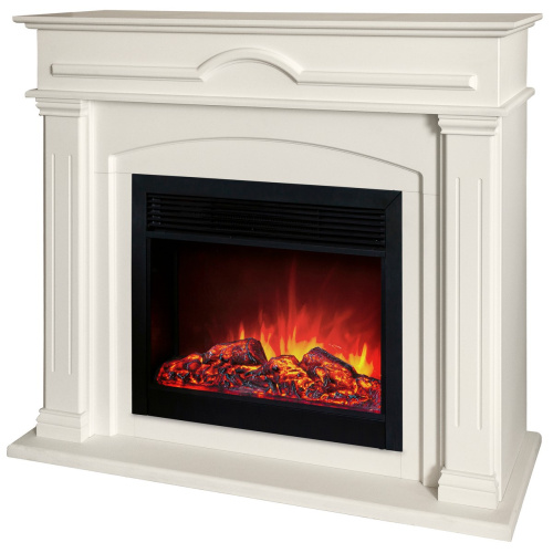 Каминокомплект MIRRA/ЛИМА Светло-бежевый с очагом Электроочаг MOONBLAZE LUX/МУНБЛЕЙЗ фото 2