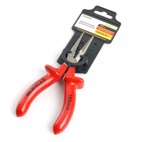 Длинногубцы диэлектрические STEKKER, 160мм, PLE2-160-S фото 6