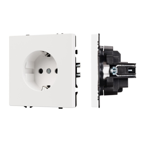 Механизм электрической розетки Arlight SCT-NOBE-MEU1-SFPL-WH (230V, 16A) 054276 Механизм электрической розетки Arlight SCT-NOBE-MEU1-SFPL-WH (230V, 16A) 054276