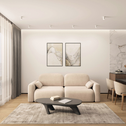 DK2050-WH Накладной светильник, IP 20, 15 Вт, GU5.3, белый, алюминий фото 2