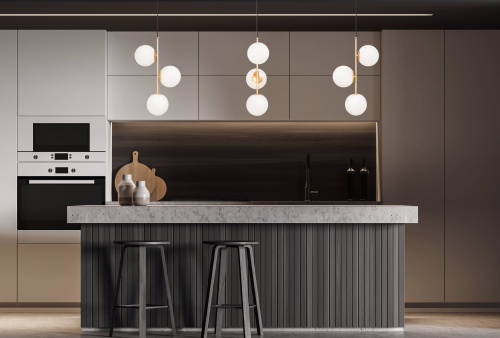 Подвесной светильник Lumina Deco Stelvio LDP 6041-3 GD фото 2