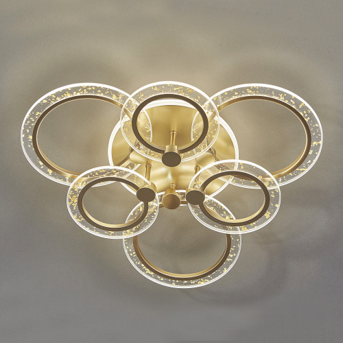 Потолочный светильник Escada 10225/6 LED*97W BL Gold фото 4