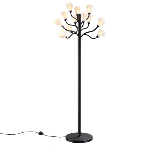 5090/12F MODERN ODL25 553 черный матовый/белый/фарфор Торшер G4 LED 12*5W GARDI фото 4 5090/12F MODERN ODL25 553 черный матовый/белый/фарфор Торшер G4 LED 12*5W GARDI фото 4