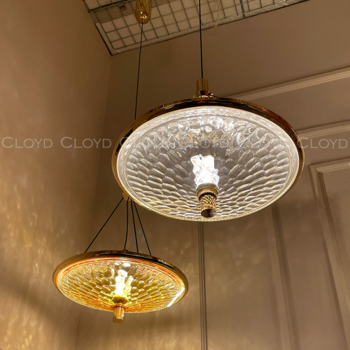 Подвесной светильник Cloyd FANTOM P1 / Ø32 см- желтый - золото (арт.11248) фото 6