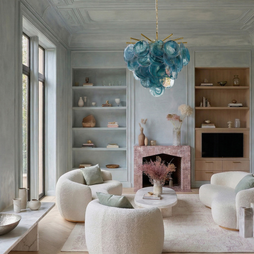 10492/600 Blue Подвесная люстра LOFT IT Lolly фото 6 10492/600 Blue Подвесная люстра LOFT IT Lolly фото 6