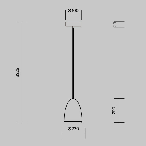 Подвесной светильник Maytoni MOD430PL-01CM фото 9