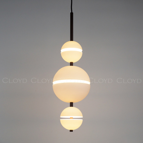 Подвесной светильник Cloyd COSMORA P3 / выс. 56 см - керамика - черный (арт.12502) фото 2 Подвесной светильник Cloyd COSMORA P3 / выс. 56 см - керамика - черный (арт.12502) фото 2