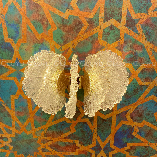 Бра Cloyd ANTIGUA W1 / выс. 17 см - золото (арт.20363)