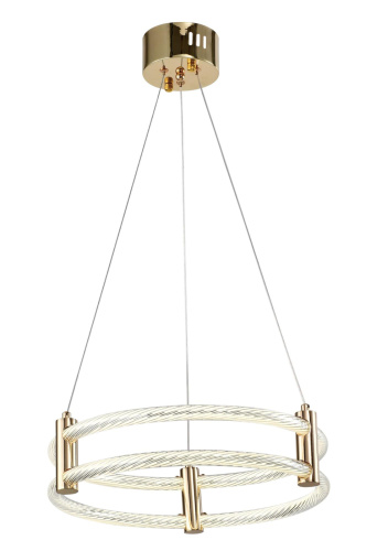Подвесной светильник золото LED 76Вт D40см Zortes RINGER ZRS.57792.76 Подвесной светильник золото LED 76Вт D40см Zortes RINGER ZRS.57792.76