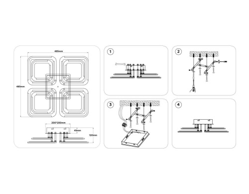 Светильник потолочный Ambrella light ACRYLICA FA8948 фото 2