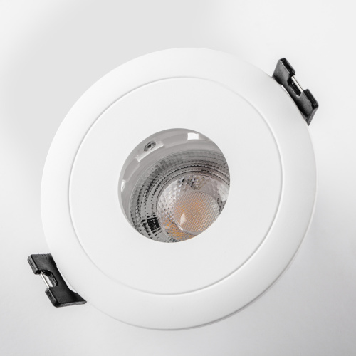 012206 Рамка (светильник) PVC д/LED-модулей 941хх и LED-ламп D50мм ANELLO ROUND БЕЛЫЙ фото 4