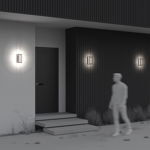 Уличный настенный светильник Outdoor O527WL-L12B3K фото 6