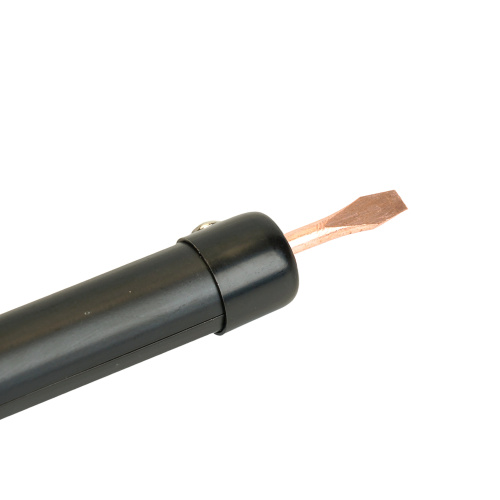 Паяльник с деревянной ручкой 30W, нихромовый нагреватель, долговечное жало, 230В STEKKER PLE110-30 фото 2