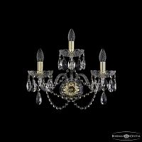 Бра хрустальные 1402B/2+1/195/XL G Bohemia Ivele Crystal (Богемия Ивеле Кристалл)